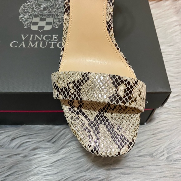 FLASH SALE Vince Camuto Bendiva Snakeprint Heels - Picture 7 of 12